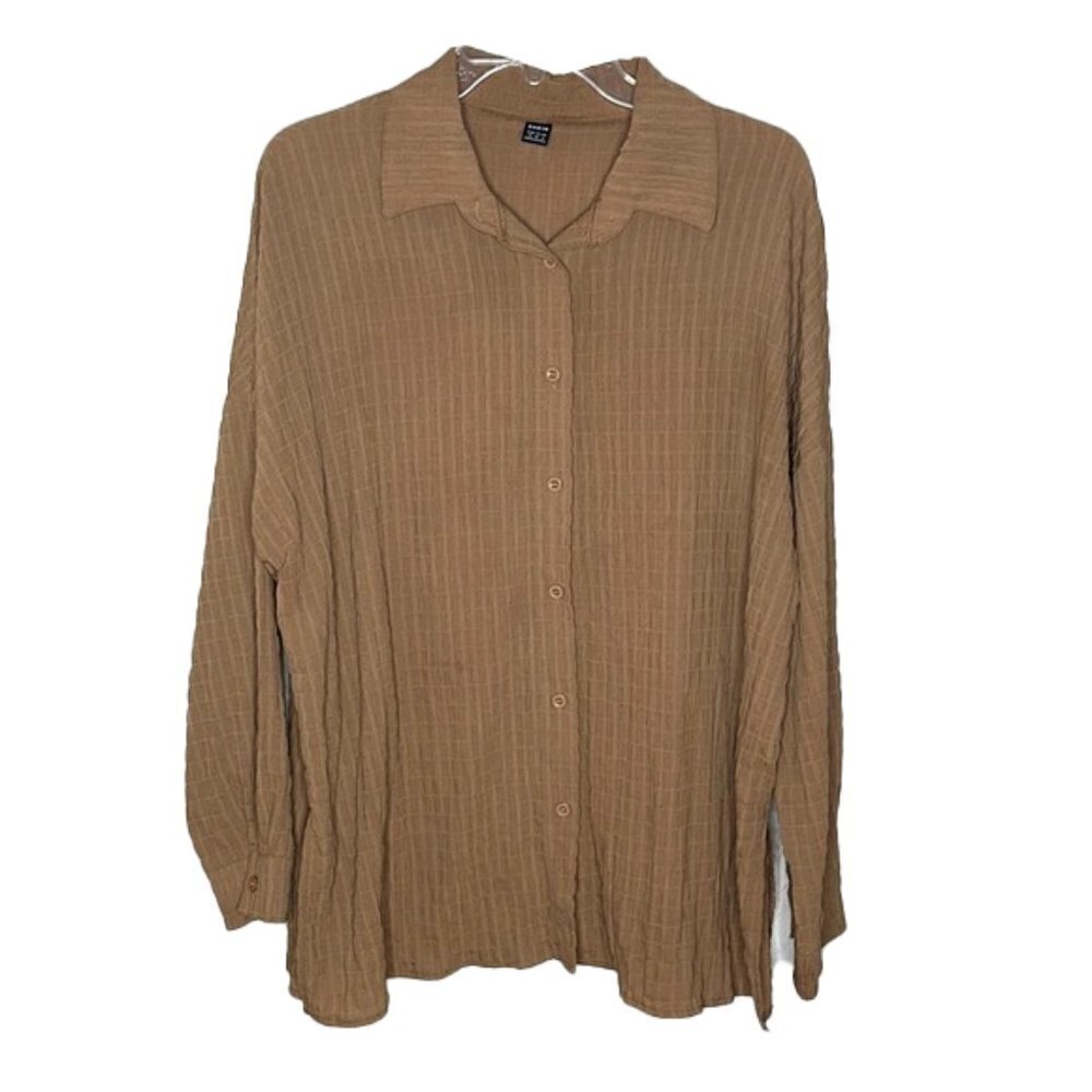 ❤️ 🆕 SHEIN Button Down Blouse Size 6